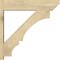 Ekena Millwork Balboa Slat Rough Sawn Outlooker, Douglas Fir, 8"W x 36"D x 36"H OUT08X36X36BOA06RDF - alternate 2